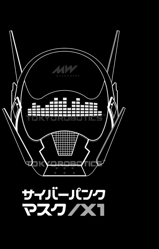 CyberPunk Mask X1 Pixel Display